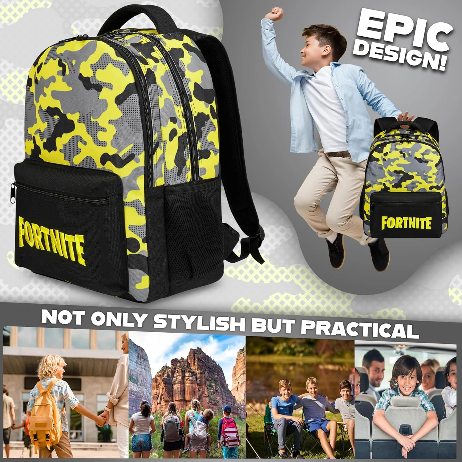 کوله پشتی بازی برای کودکان و نوجوانان، کوله پشتی مدرسه با محفظه های زیپ دار، کیف کتاب، کوله پشتی روزانه برای مسافرت، گردش های روزانه، ورزش و هدیه برای گیمرها