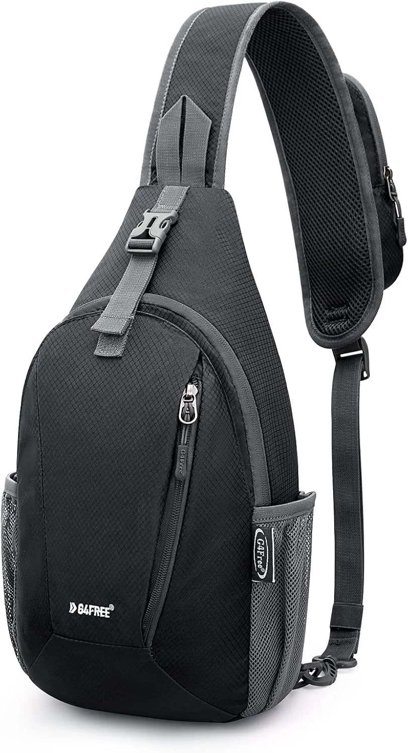 کیف دوشی کوچک G4Free، کوله پشتی یک طرفه، کیف کمری سبک وزن ضد سرقت، کیف ضد آب مناسب آقایان و بانوان برای فعالیت های خارج از منزل
