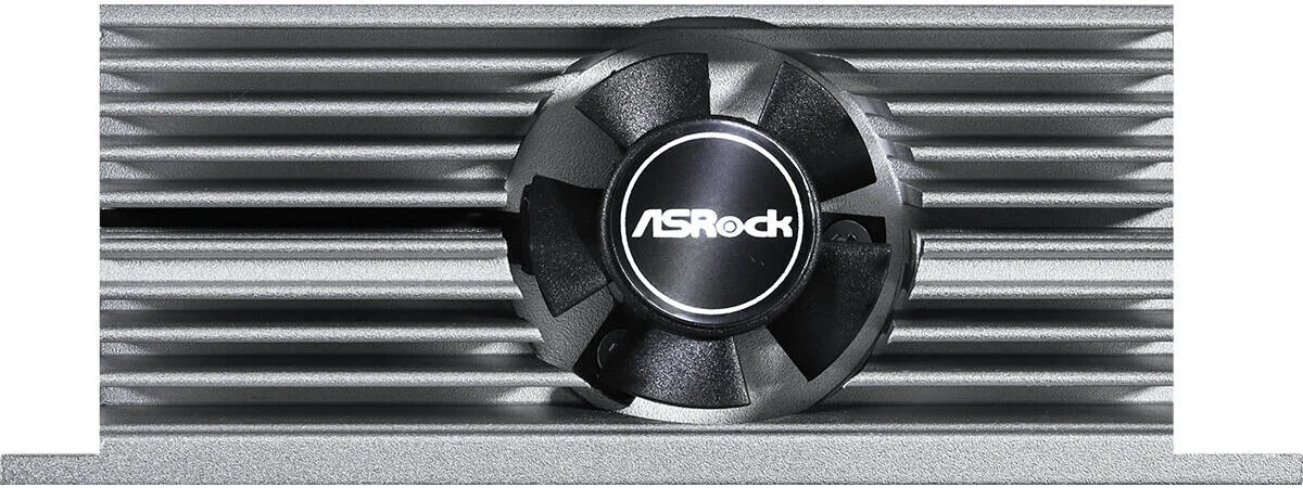 هیت سینک فن دار ASRock Blazing M.2 Gen5، جریان هوای 4.92 CFM، نقره ای Type-1