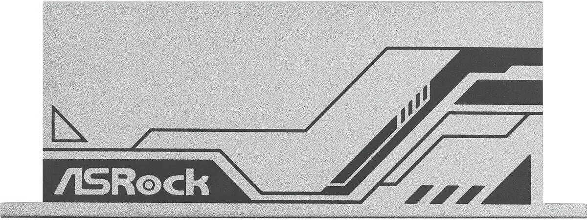 هیت سینک فن دار ASRock Blazing M.2 Gen5، جریان هوای 4.92 CFM، نقره ای Type-1