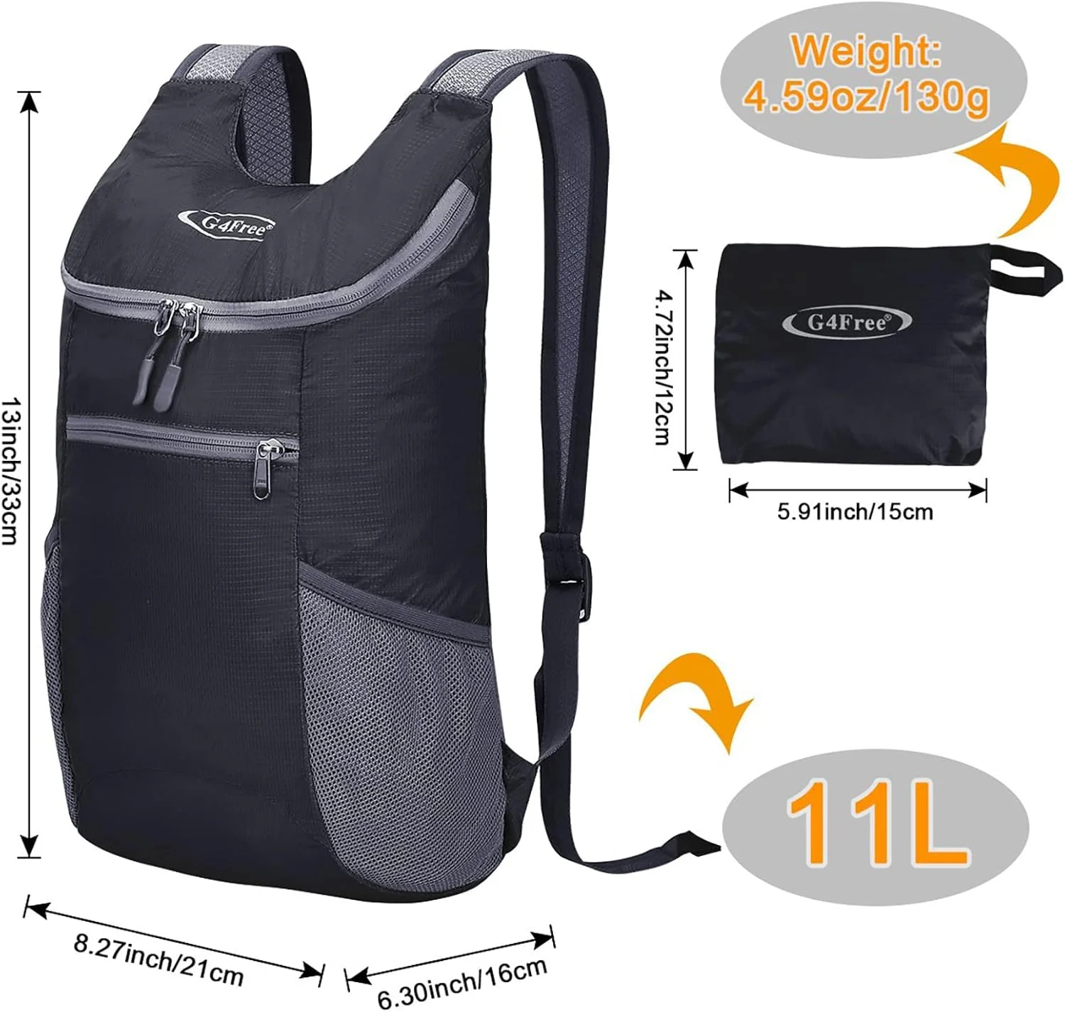 کوله پشتی های مسافرتی G4Free مناسب برای بزرگسالان