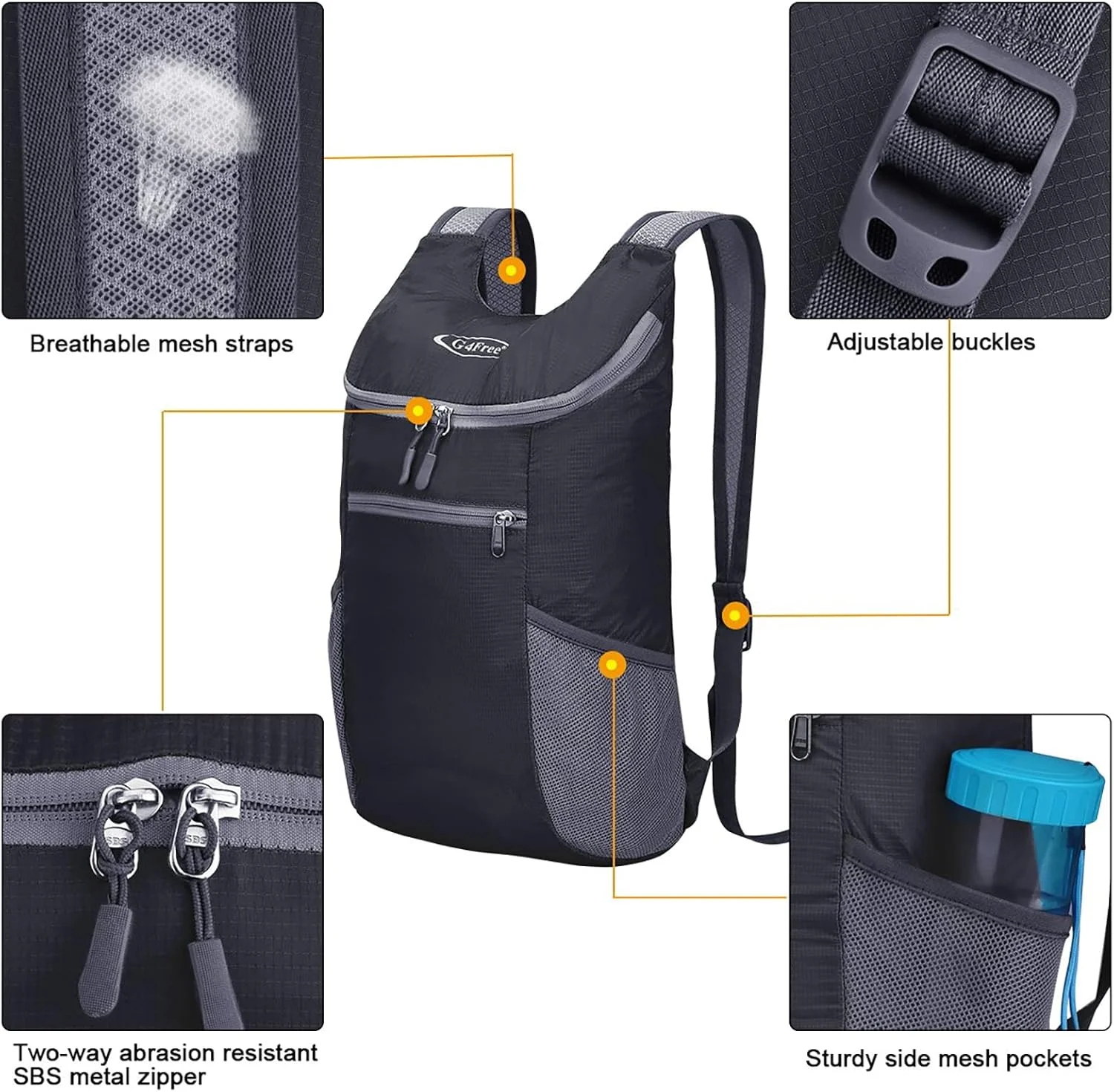 کوله پشتی های مسافرتی G4Free مناسب برای بزرگسالان