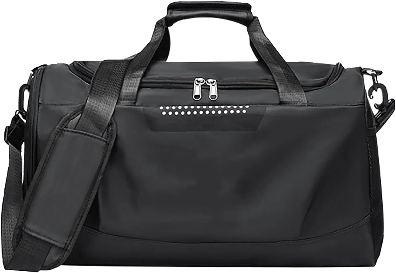 کیف باشگاهی کوله پشتی ضدآب با محفظه کفش، کیف مسافرتی برای مردان و زنان، کیف دافل مسافرتی بزرگ با جیب خیس برای کمپینگ، مسافرت، ورزش، مشکی