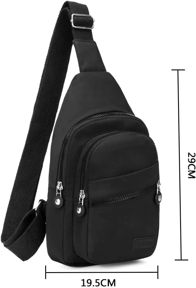 کیف دوشی کوله پشتی، کیف کوچک دوشی زنانه، کیف سینه ای کوچک کوله پشتی کمری کیف کراس بادی برای مسافرت، ورزش، دویدن، پیاده روی و فضای باز