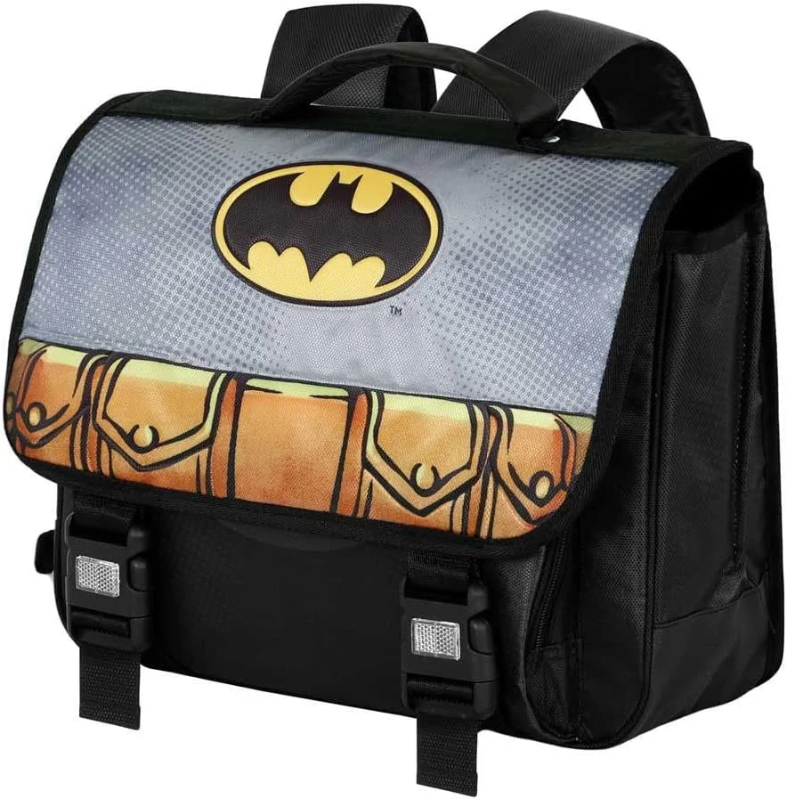 کیف کوله پشتی مدرسه ای کاراکترمانیا DC Comics بتمن Batdress 2.0، مشکی، 12 x 38 x 30 سانتی متر، ظرفیت 13.5 لیتر