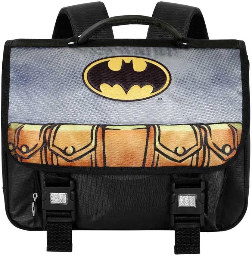 کیف کوله پشتی مدرسه ای کاراکترمانیا DC Comics بتمن Batdress 2.0، مشکی، 12 x 38 x 30 سانتی متر، ظرفیت 13.5 لیتر