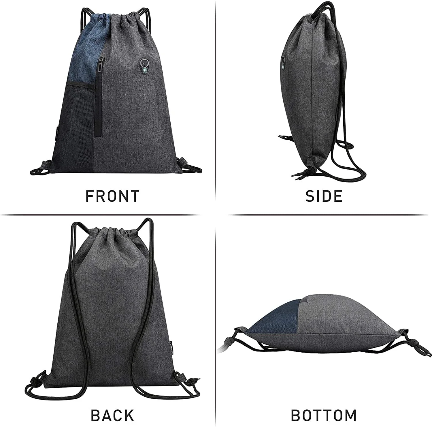 کیف کوله پشتی ورزشی بند دار چند منظوره KASTWAVE با جیب برای ورزش های فضای باز، دویدن و شنا - کوله پشتی آبی اسپرت