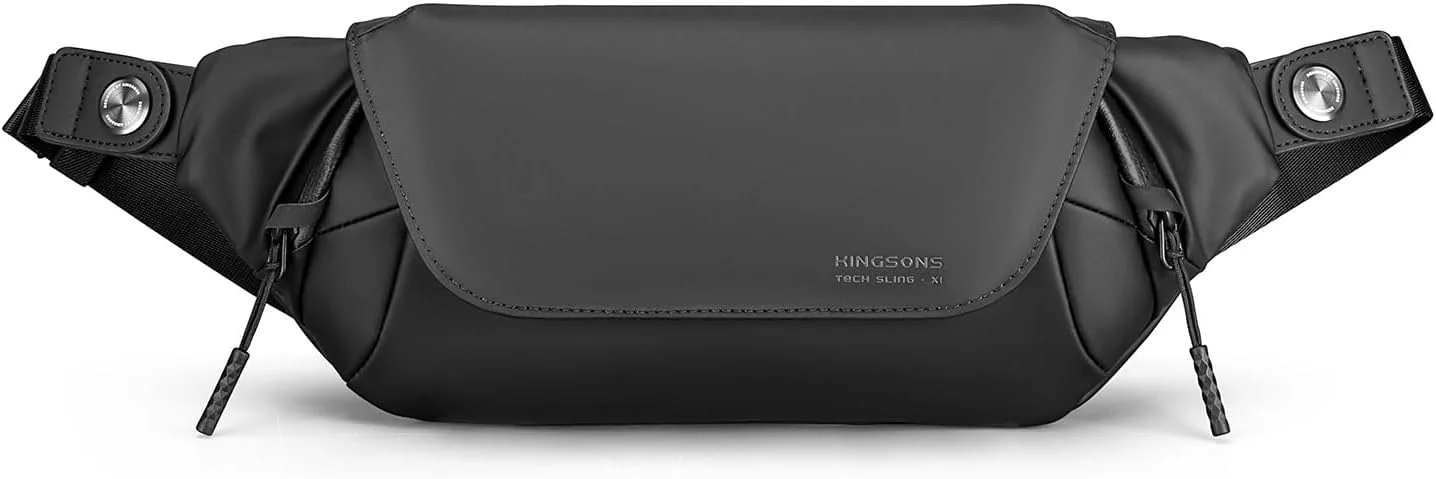 کیف دوشی تک‌بند مردانه کینگسونز مدل EDC Tech، ضدآب و جمع‌وجور