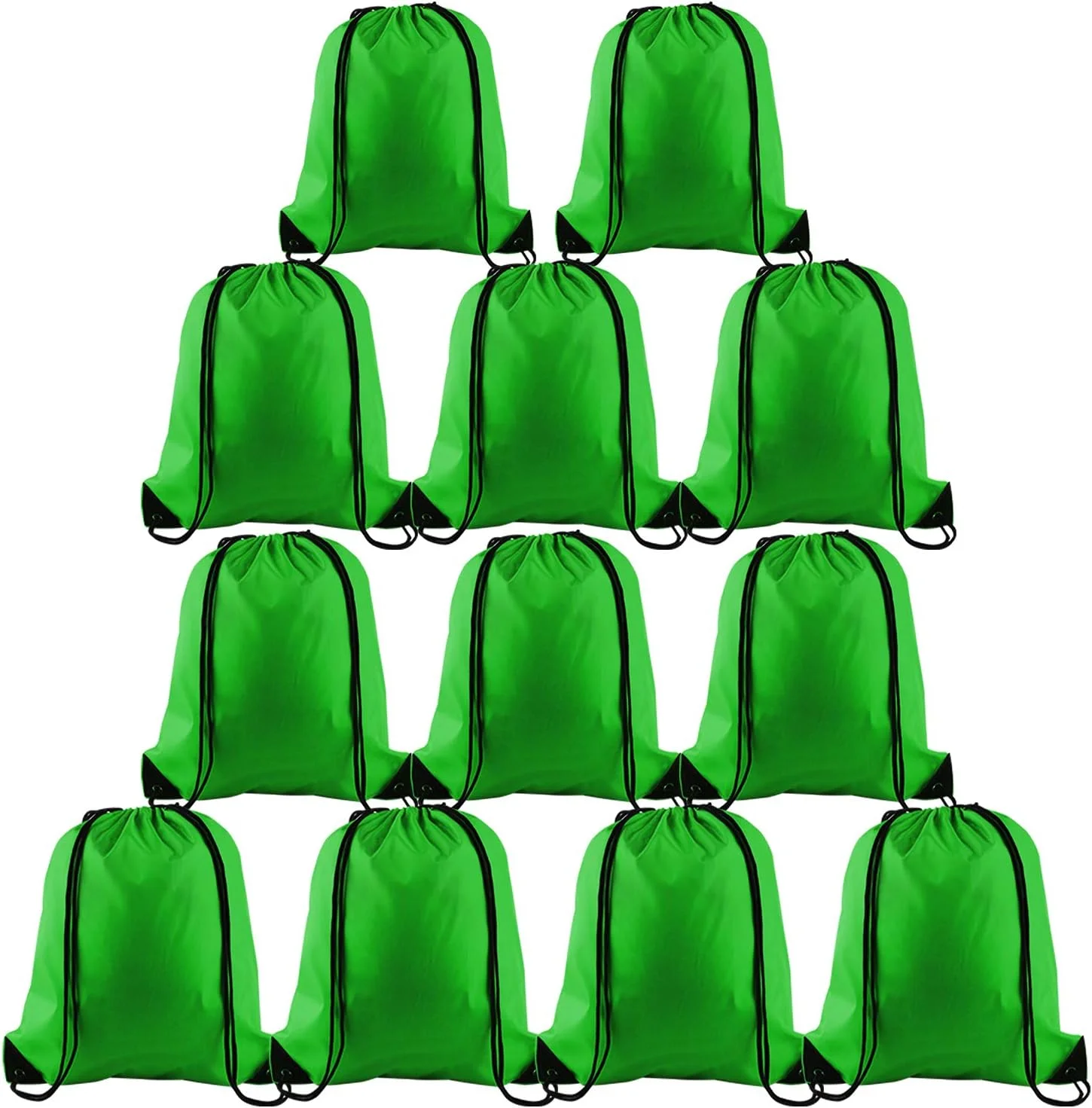 کیف کوله پشتی بند دار KUUQA، بسته 12 عددی، کیف های ورزشی و باشگاهی، مناسب برای مدرسه، مسافرت و نگهداری