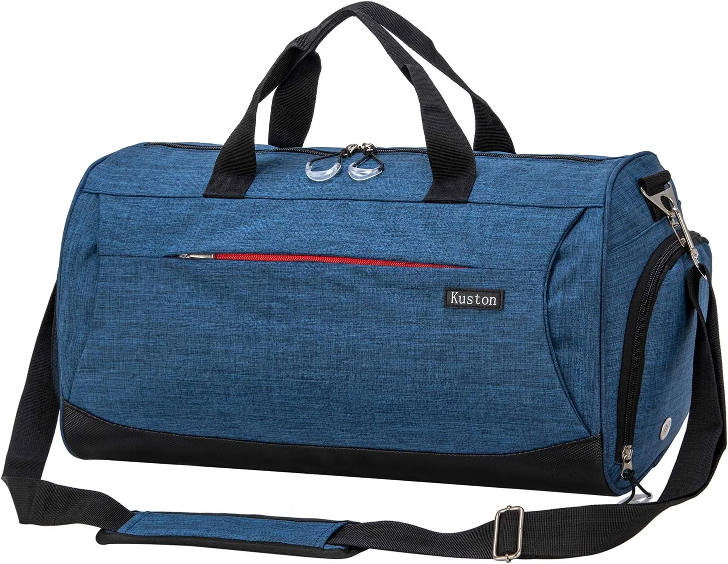 کیف ورزشی کوچک Kuston Sports برای مردان و زنان، کیف مسافرتی دافل، کیف تمرین با محفظه کفش و جیب خیس