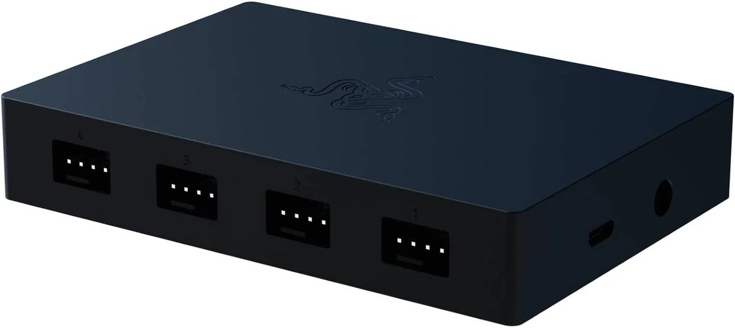 کنترلر فن PWM کامپیوتر، نوع DC به SATA، طول 530 میلی‌متر، بدون کنترل aRGB، دارای 8 هدر PWM 4 پین، USB 2.0 9 پین داخلی، مشکی | RZ34-02140700-R3M1