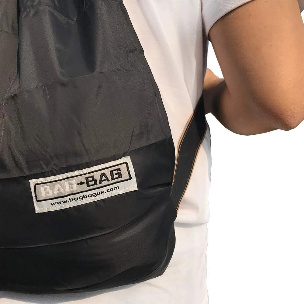 کیف تاشو بند دار بادوام برای آقایان و بانوان، مشکی