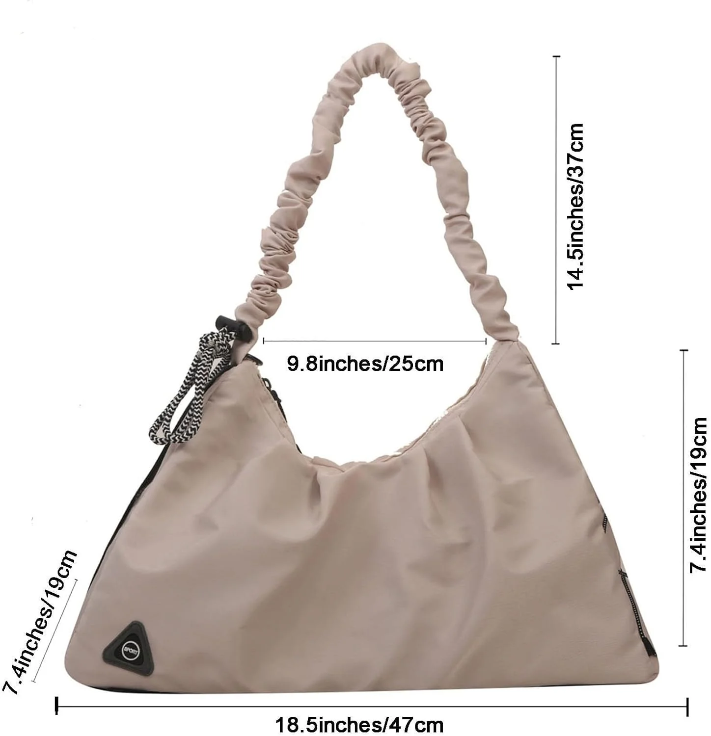 کیف های ورزشی یوگا زنانه، کیف های شانه ای مسافرتی سبک وزن با محفظه کفش، جیب های نگهداری خشک و مرطوب، مناسب برای حمل وسایل تمرین، مناسب برای اوقات فراغت روزانه اداری و مسافرت های ورزشی