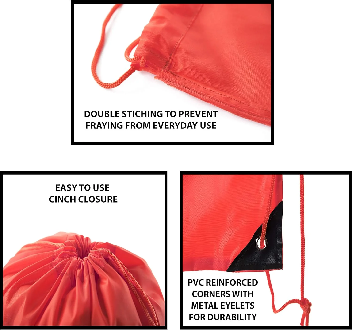 کیسه های بند دار Mato & Hash، کوله پشتی های بند دار | 15 رنگ | موجود در بسته های 1 تا 100 عددی