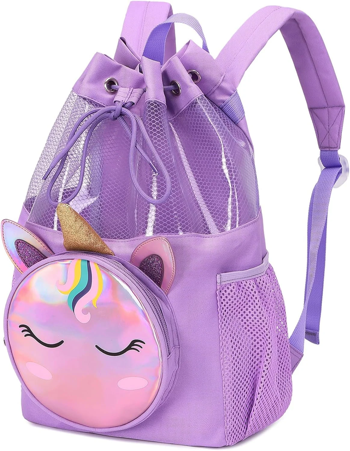 کیف بند دار ورزشی کودکانه Mygreen طرح باغ وحش کارتونی، کوله پشتی شنا و وسایل کودک - چمدان کودک