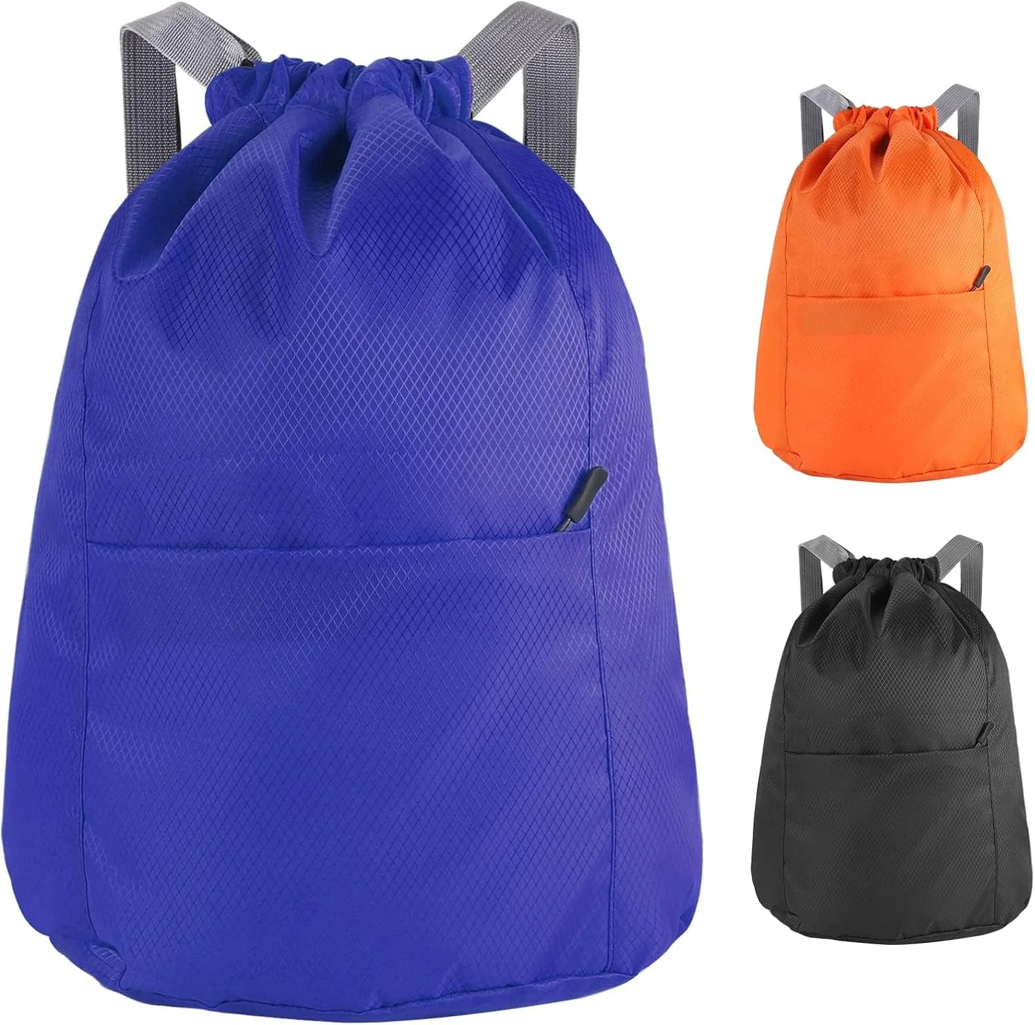 کیف ورزشی بند دار NALACAL، 1 عدد کیف ورزشی بند دار، کوله پشتی ورزشی ضد آب، کیف ورزشی ضد آب، کیف شنا بند دار PE برای ورزش، شنا، کوهنوردی