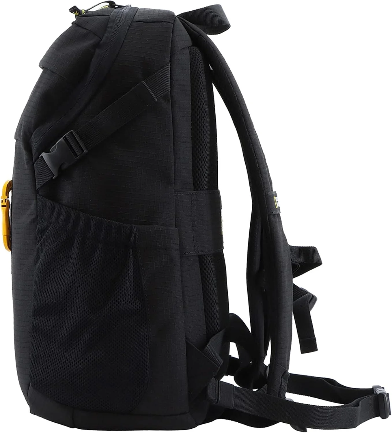 کوله پشتی کامپیوتر نشنال جئوگرافیک Explorer III RPET مشکی، مقاوم در برابر آب، دارای ضربه گیر برای لپ تاپ و تبلت، مناسب برای سفر، فضای باز، مدرسه و اداره برای آقایان و بانوان