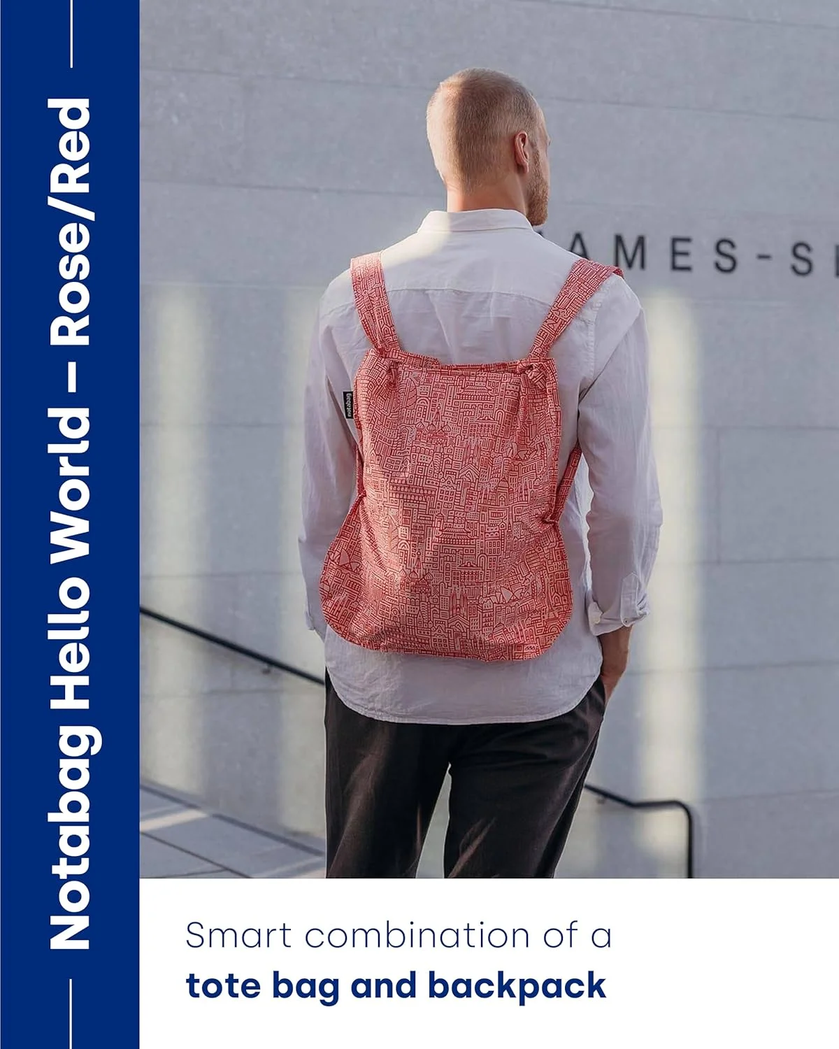 ناتابگ – کوله پشتی و کیف 2 در 1 – کوله پشتی ضد آب – کوله پشتی تاشو سبک وزن – طراحی هوشمندانه برای انعطاف پذیری بیشتر – کوله پشتی تاشو – کوله پشتی و کیف شانه ای