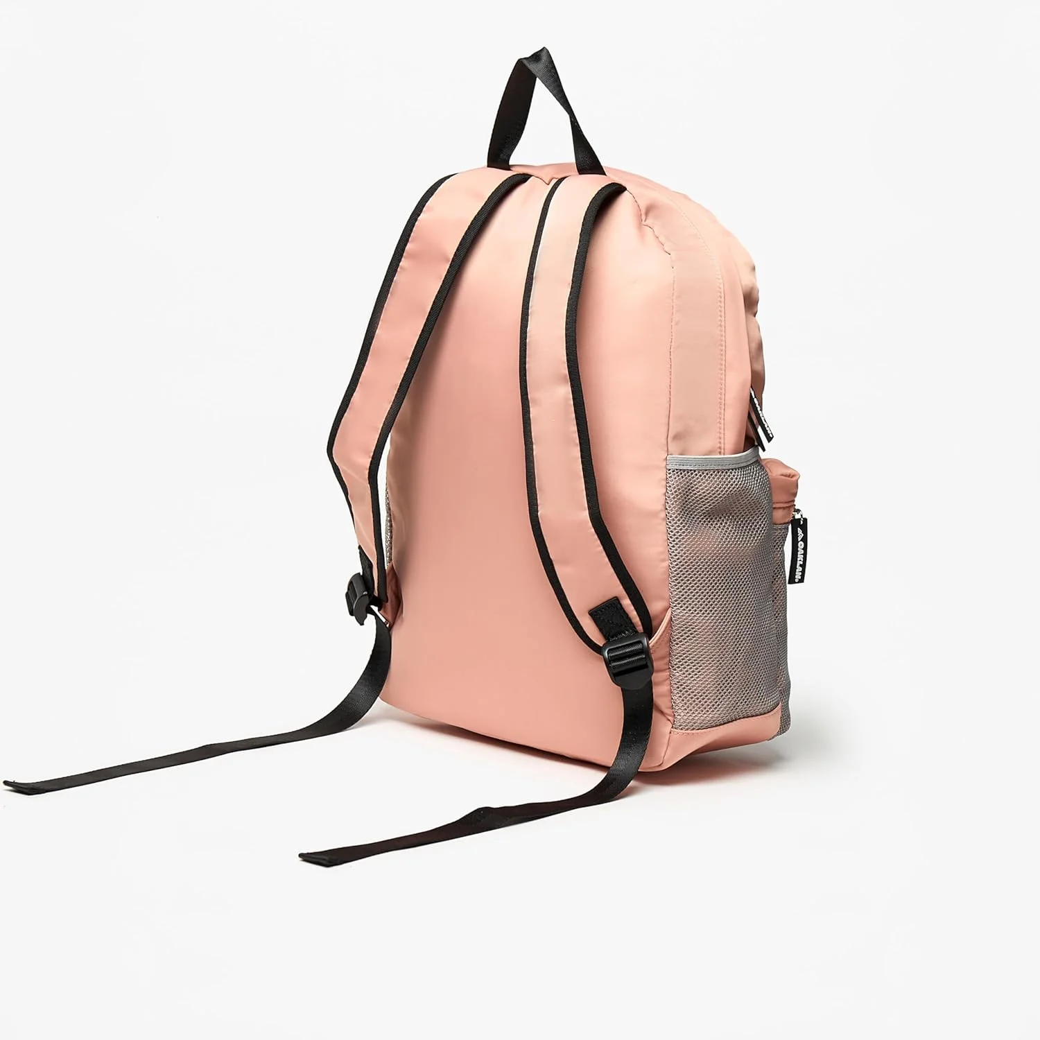 کوله پشتی زنانه اوکلان بای شواکسپرس با طرح چاپی لوگو و بندهای قابل تنظیم - 40X30X15 سانتی متر، سایز صورتی