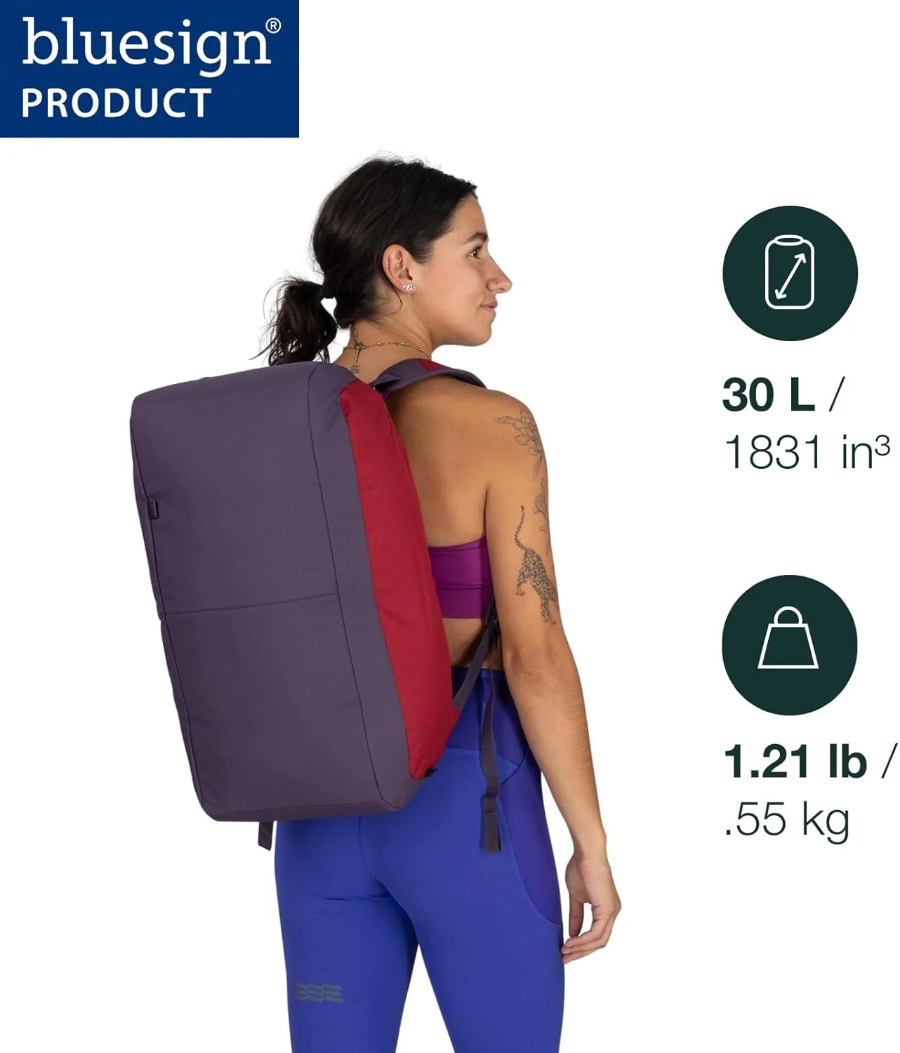 کیف دافل ۳۰ لیتری آسپری Daylite، مناسب سفر، کوله پشتی، مشکی، سایز O/S