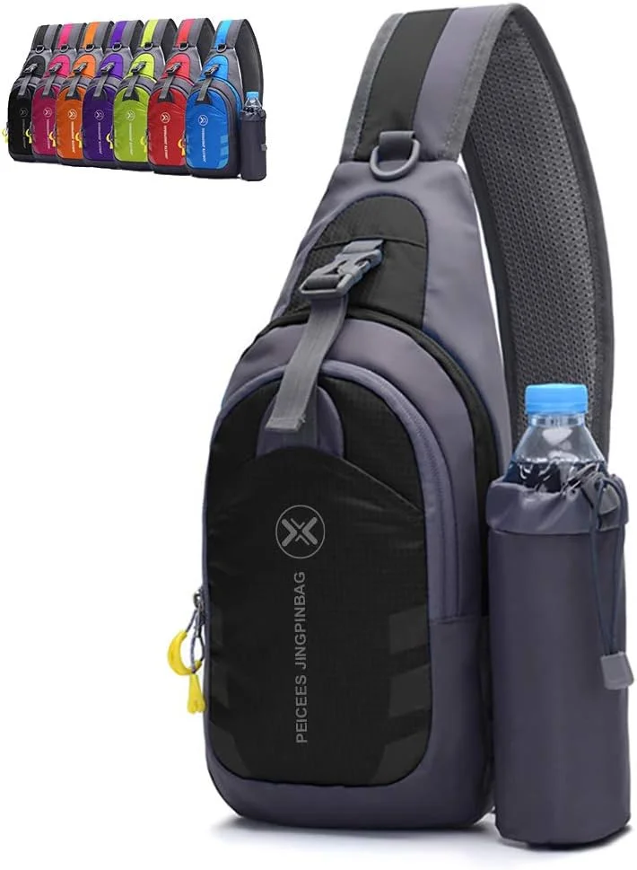 کیف کوله پشتی دوشی Peicees، مناسب برای سفر، دوچرخه سواری، باشگاه و استفاده روزمره برای خانم ها و آقایان