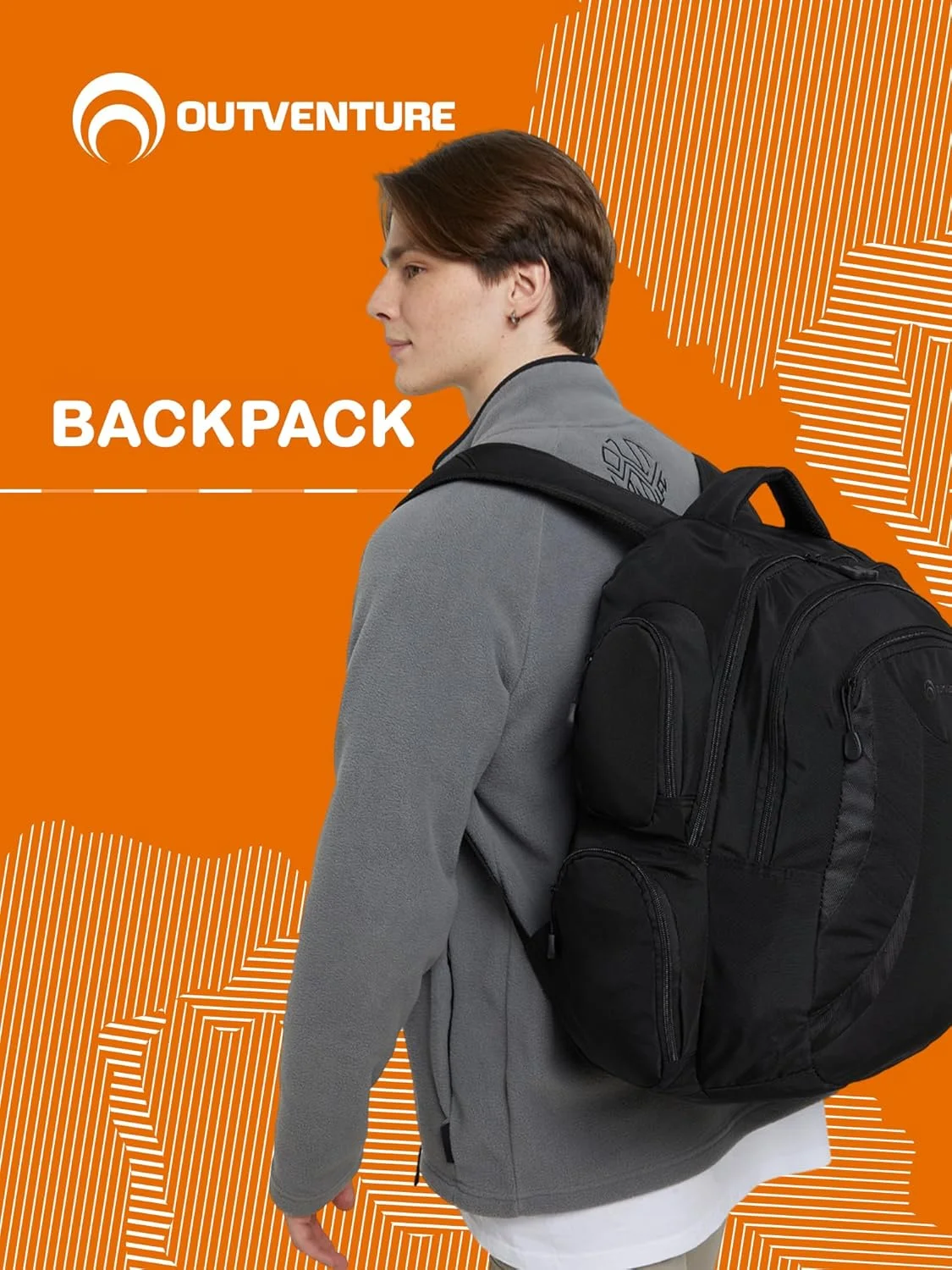 کوله پشتی پسرانه - کوله پشتی جهانی مدرسه و ورزشی با محفظه لپ تاپ، سازمان دهنده و پوشش ضد آب