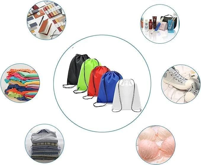 کیف ورزشی بند دار - کوله پشتی برای زنان، مردان، پسران، دختران، پارچه بادوام و ضد آب - ایده آل برای ورزشگاه، ورزش، ژیمناستیک - مناسب برای همه