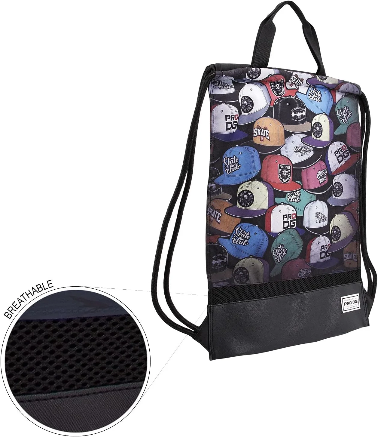 کوله پشتی ورزشی بند دار پرو-دی جی مدل Caps-Storm با دسته، چند رنگ