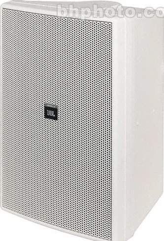 بلندگوی مانیتور سه طرفه پسیو داخلی/خارجی JBL Control 30 برای استفاده با توزیع صوتی 70/100 ولت در محفظه - تک - سفید | CONTROL 30-WH