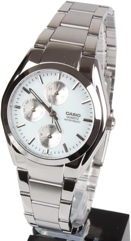 ساعت مچی مردانه کاسیو - مدل MTP-1191A-7ADF صفحه سفید، بند نقره ای ساعت مچی مردانه کاسیو - مدل MTP-1191A-7ADF صفحه سفید، بند نقره ای