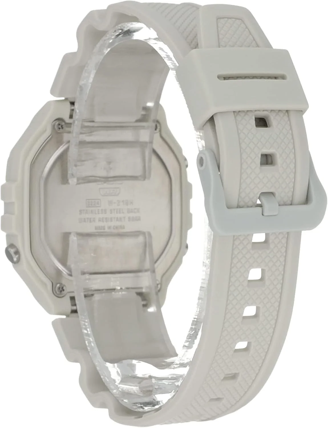 ساعت دیجیتال مردانه کاسیو سری W218H | مقاومت در برابر آب تا عمق 50 متر | کرنومتر 1/100 ثانیه | زمان‌سنج 100 ثانیه‌ای | نور پس‌زمینه LED | تایمر شمارش معکوس | زنگ هشدار روزانه | آلارم ساعتی | عمر باتری 7 ساله