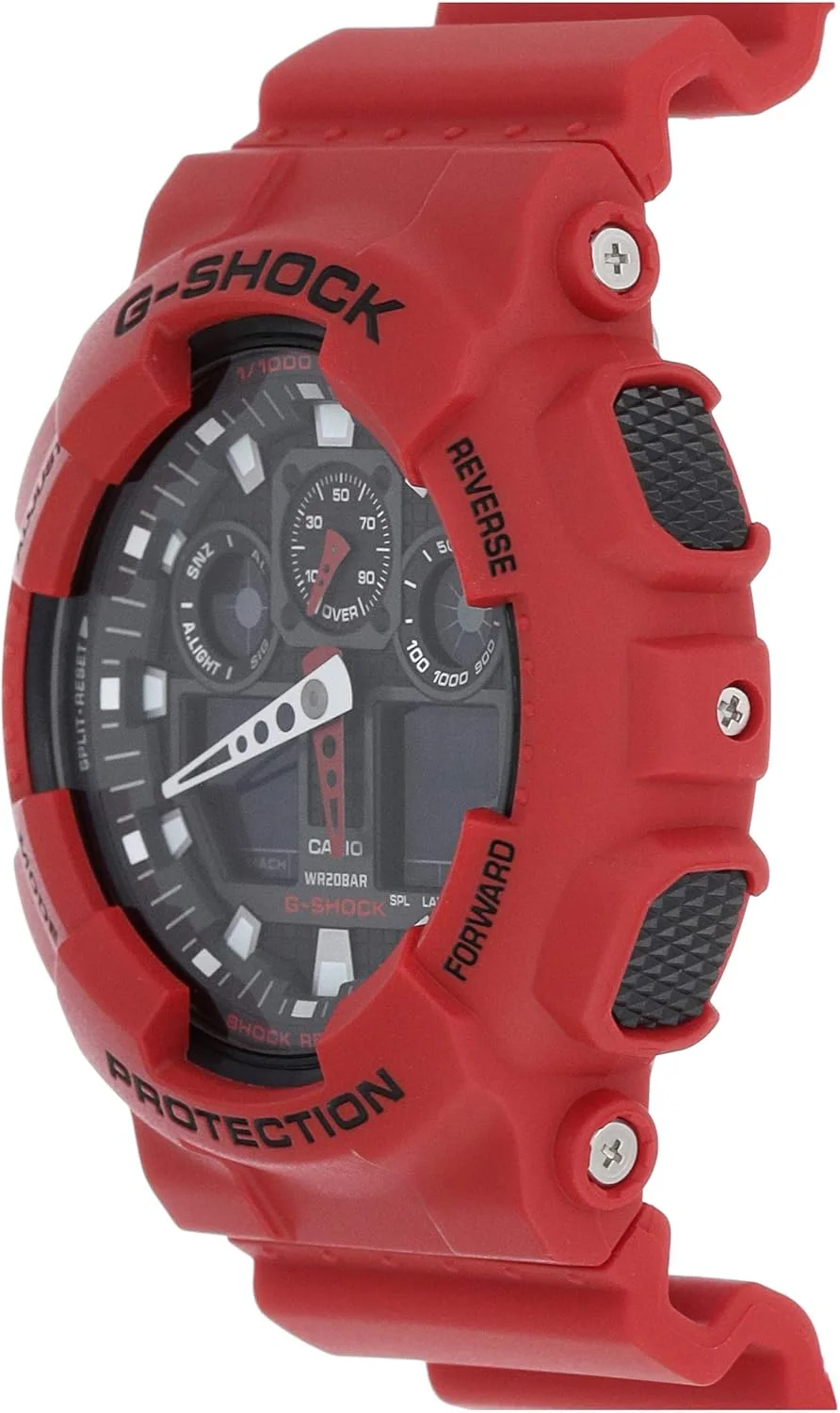 ساعت مچی مردانه کاسیو جی-شاک با صفحه آنالوگ-دیجیتال و بند رزین