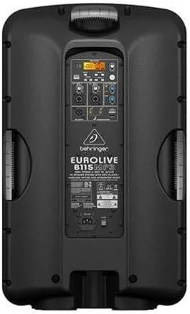 اسپیکر اکتیو دو طرفه 15 اینچی Behringer با پخش کننده MP3، قابلیت اتصال بی سیم و میکسر یکپارچه | B115MP3 اسپیکر اکتیو دو طرفه 15 اینچی Behringer با پخش کننده MP3، قابلیت اتصال بی سیم و میکسر یکپارچه | B115MP3