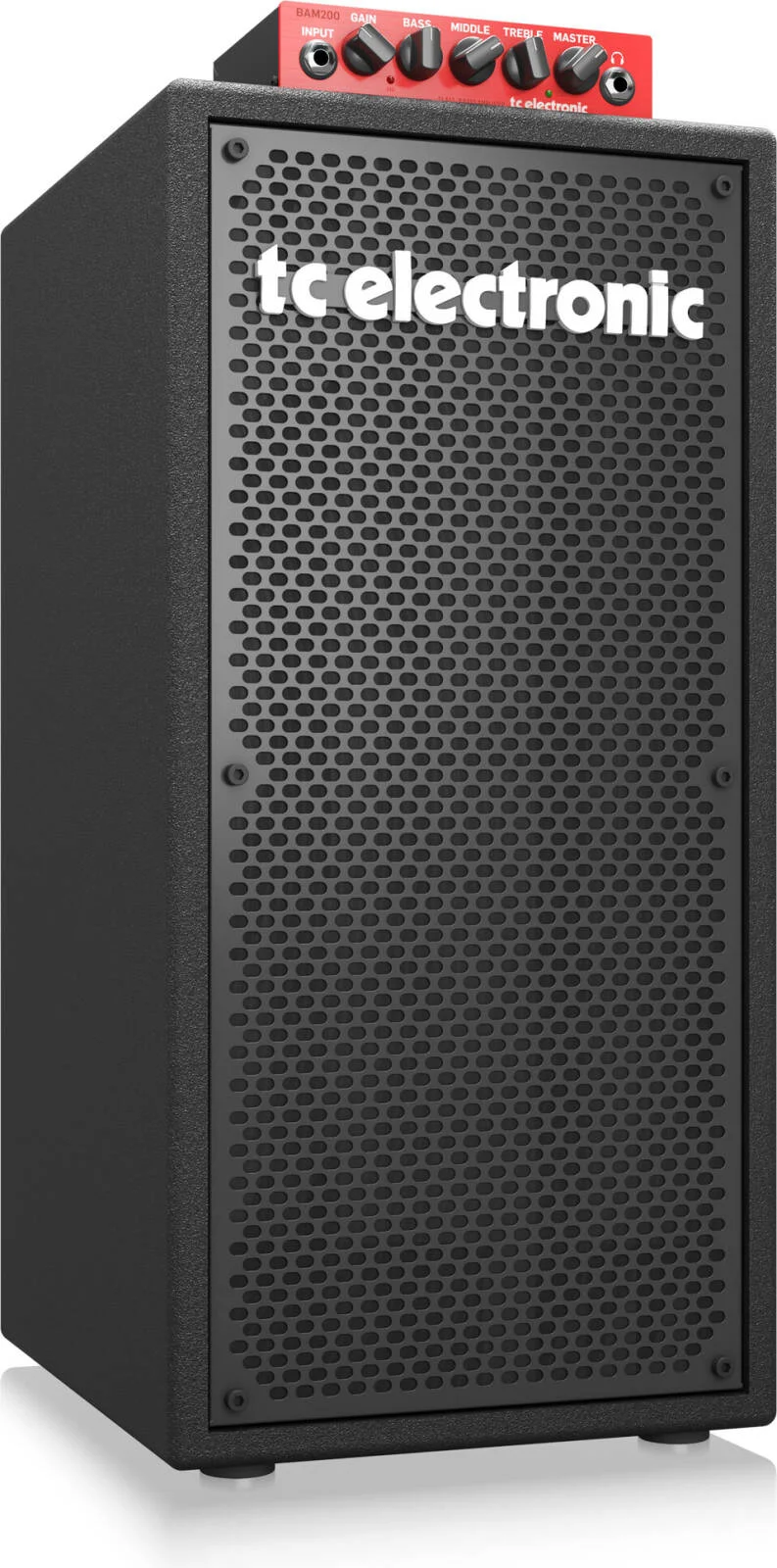 کابینت باس قابل حمل Behringer BC208، TC Electronic Vertical 200 وات 2 x 8 اینچی با صدای برتر، جمع و جور و سبک وزن، ساختار فلزی سنگین | BC208