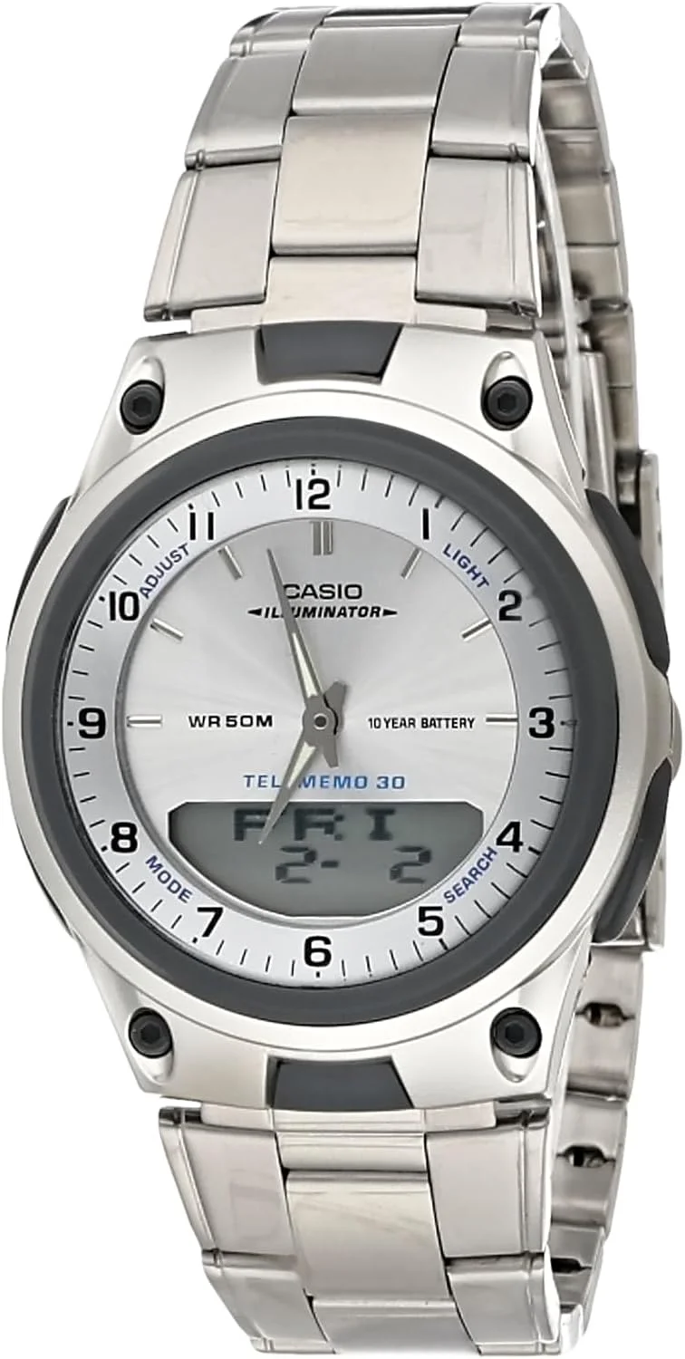 ساعت مچی مردانه کاسیو صفحه مشکی استیل