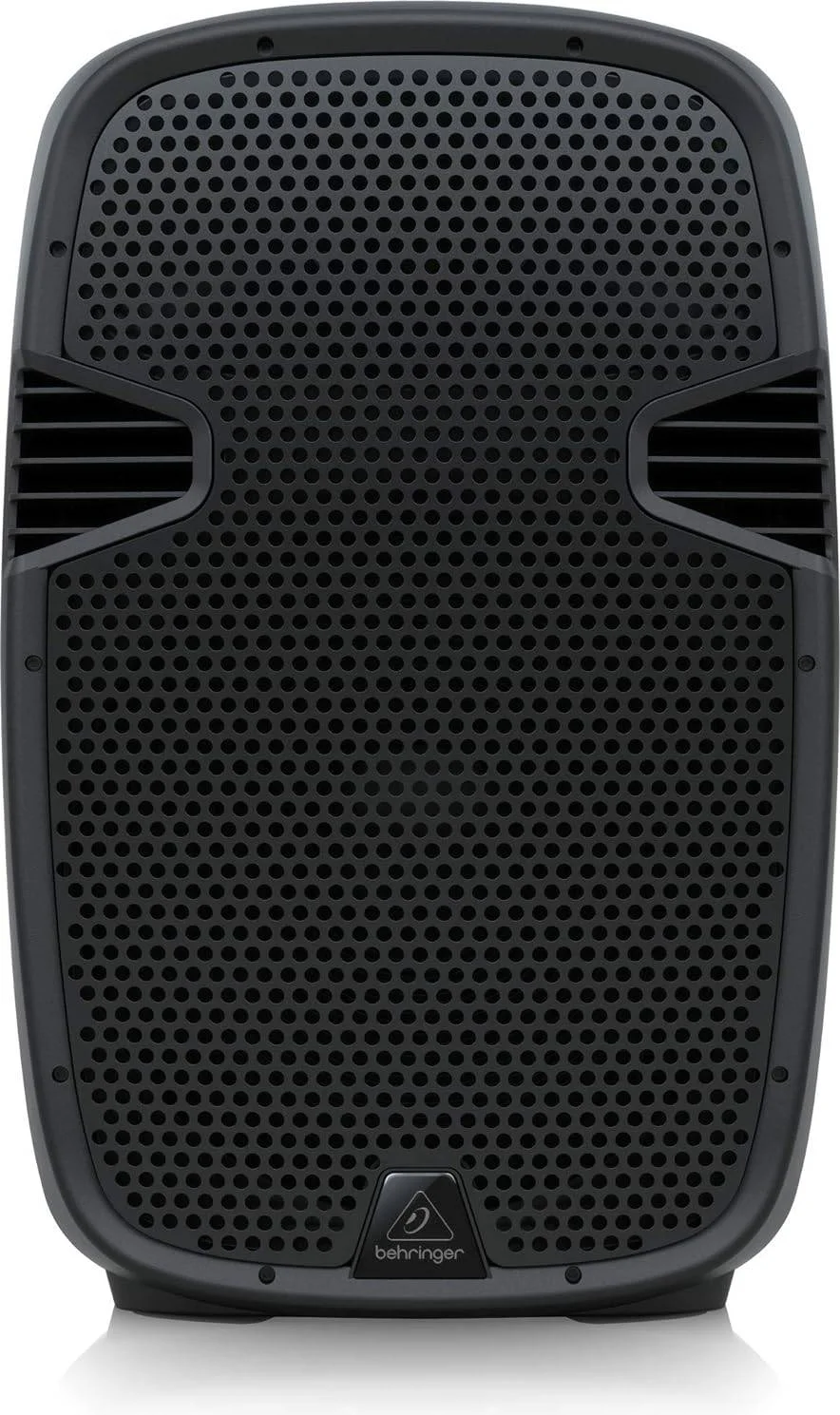 بلندگوی PA اکتیو 15 اینچی بیرینگر PK115A با توان پیک 800 وات (565 وات RMS) با بلوتوث و پخش کننده رسانه داخلی، میکسر 3 کاناله، چرخ و پایه نصب | PK115A