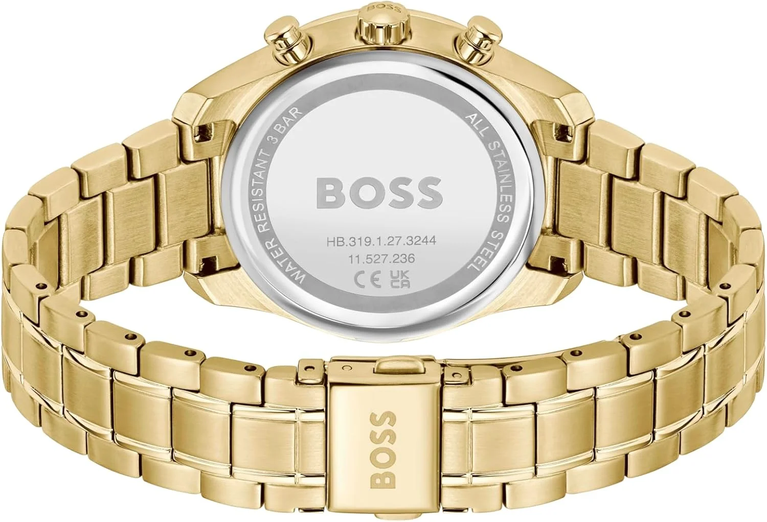 ساعت کوارتز چند صفحه ای زنانه BOSS، مجموعه Grand Tour Ladies با بند استیل ساعت کوارتز چند صفحه ای زنانه BOSS، مجموعه Grand Tour Ladies با بند استیل