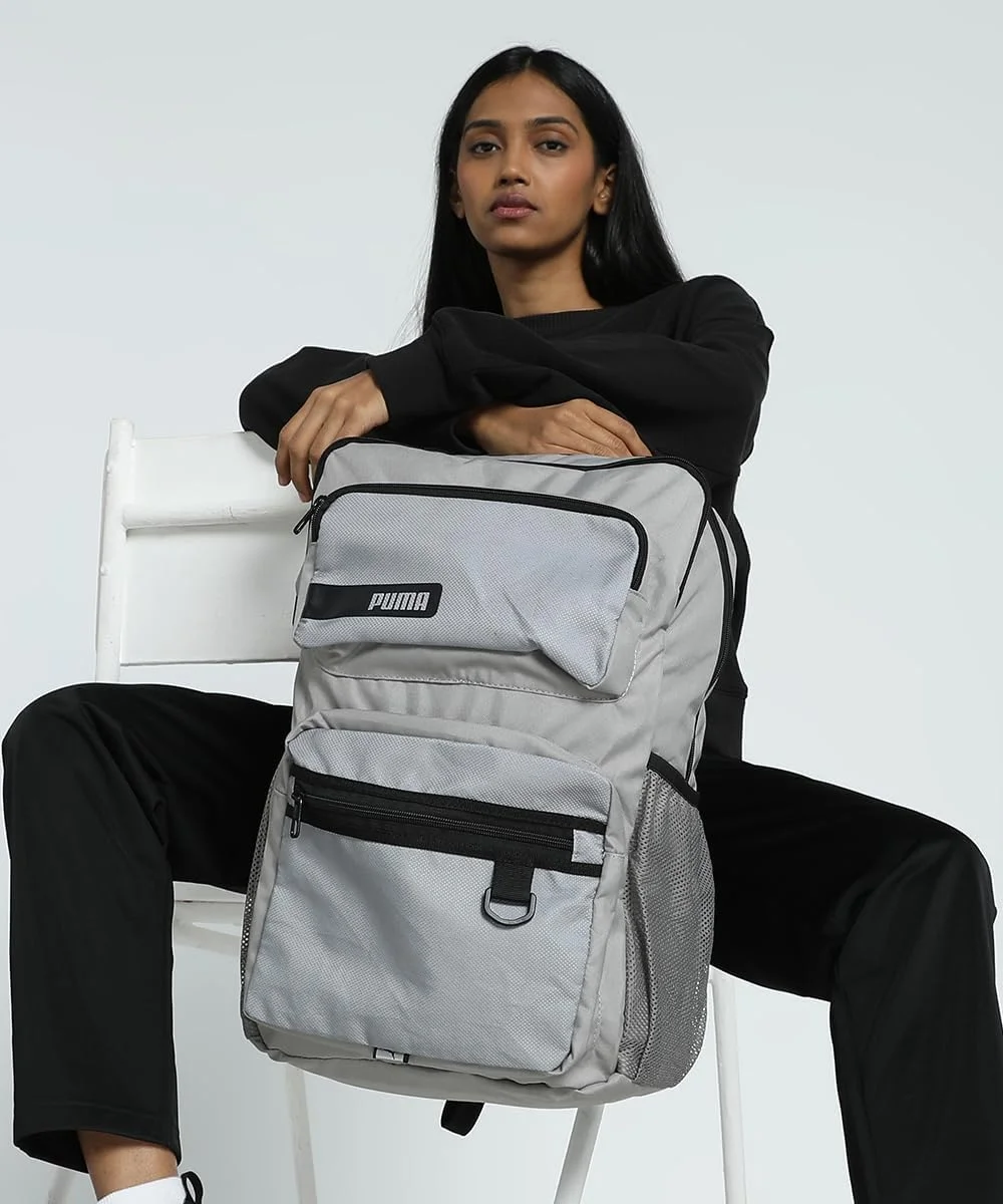 کوله پشتی مردانه پوما مدل Deck، خاکستری بتنی، سایز X