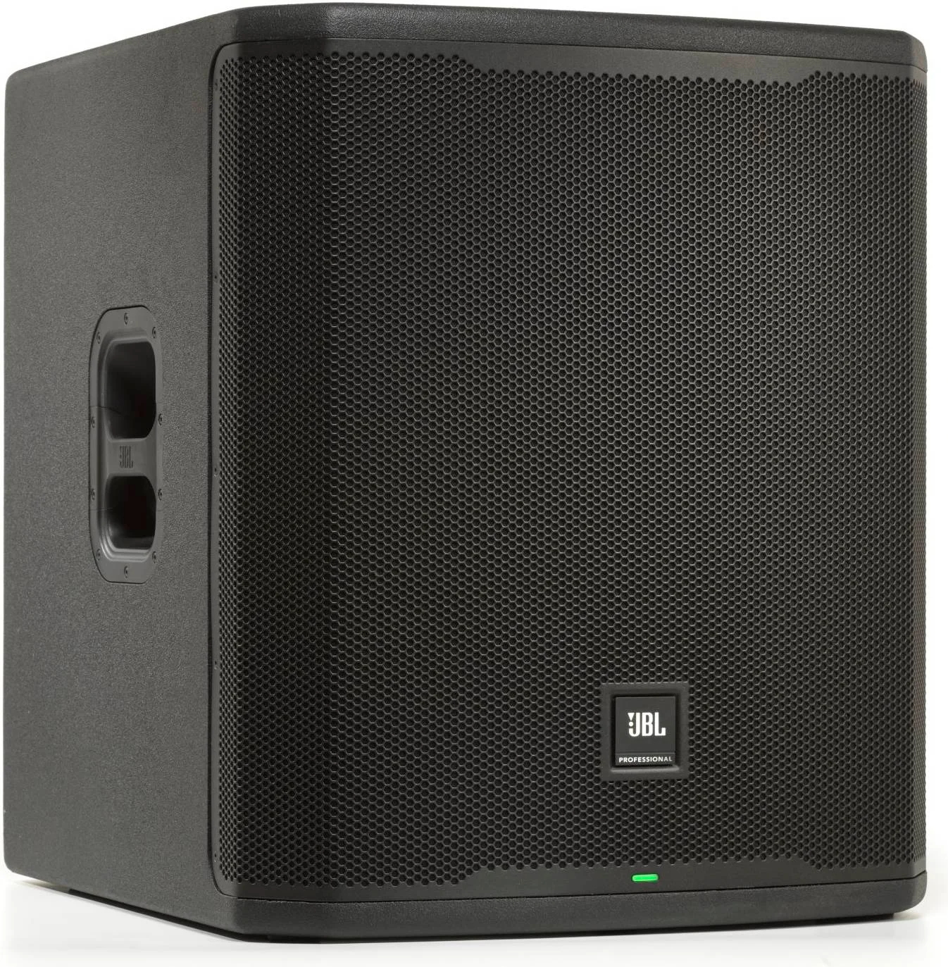 ساب ووفر 18 اینچی JBL Professional با صفحه نمایش LCD رنگی، بدنه توسکا 18 میلی متری با مهاربندی بهینه، آمپلی فایر کلاس D، کنترل DSP تا 10 بلندگو، مشکی | PRX918XLF