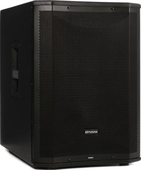 ساب ووفر اکتیو تقویت صدای PreSonus AIR15S، آمپلی فایر کلاس D / ووفر 15 اینچی، توان 1200 وات، دو ورودی لاین کمبو XLR-1/4 اینچی بالانس، DSP یکپارچه با EQ و پریست ها، مشکی | AIR15s