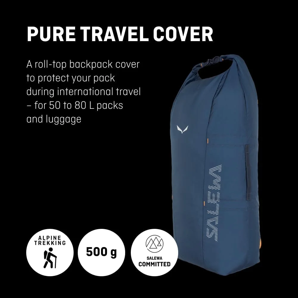 کاور کوله پشتی سفری سالوا، جین تیره، مناسب برای کوله پشتی های 50-80 لیتری