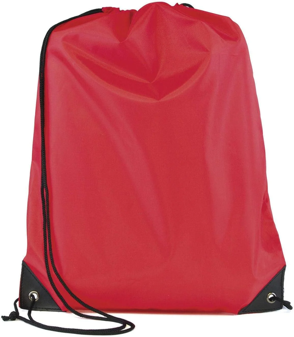 کیف کوله پشتی بند دار مدرسه، کیف ورزشی باشگاه، کیسه نایلونی ضد آب - قرمز