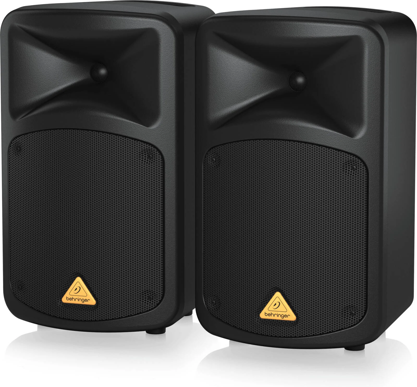 سیستم صوتی قابل حمل فوق فشرده 500 واتی 8 کاناله بهرینگر مدل EPS500MP3 با پخش کننده MP3، ریورب و قابلیت اتصال بی سیم، مشکی | EPS500MP3