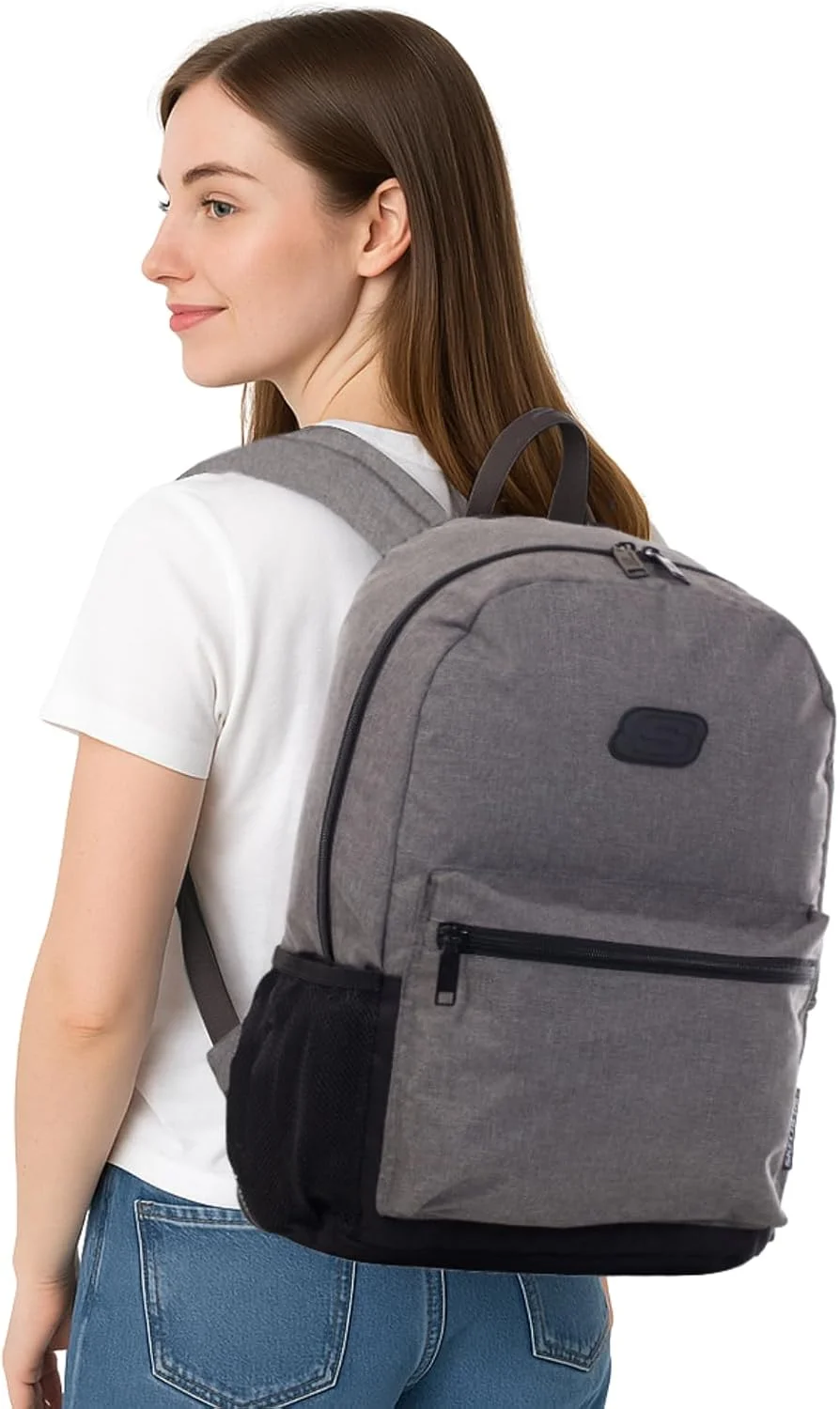 کوله پشتی آخر هفته مردانه و زنانه Skechers، کوله پشتی مسافرتی غیر رسمی، سایز One Size، خاکستری