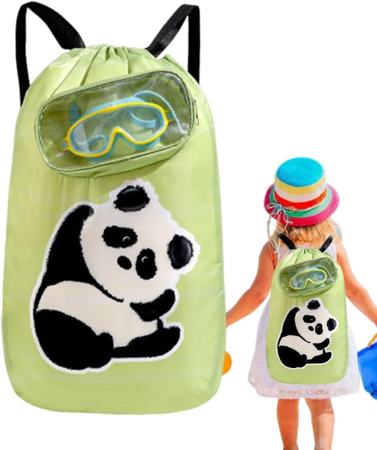 کیف استخر برای کودکان، کیف سبک وزن ضد شن و ماسه با ظرفیت زیاد برای باشگاه، تعطیلات تابستانی، فضای باز، شنا، مسافرت، کیف های ساحلی برای پسران و دختران