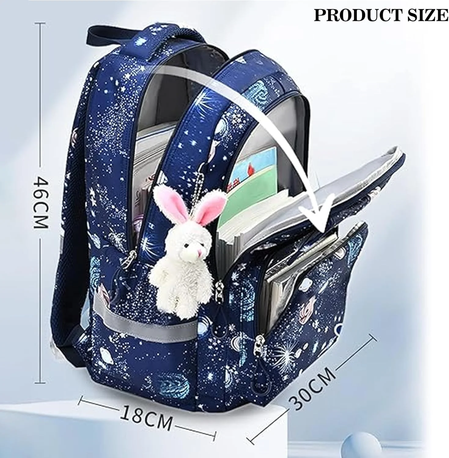 کیف مدرسه دخترانه سولفار، کوله پشتی دخترانه بچه گانه، کیف کتاب مدرسه برای مقطع ابتدایی، کیف مدرسه تک سبک وزن برای دانش آموزان