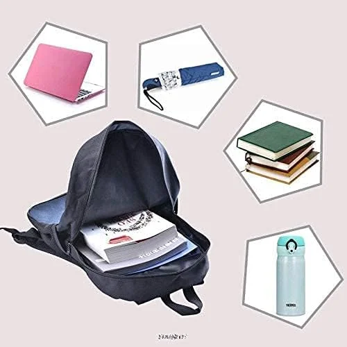 ست کوله پشتی سه تکه، کیف مدرسه طرح فورتنایت، کیف ورزشی و روزمره، کیف دوشی و دستی مشکی رنگ، مناسب برای همه