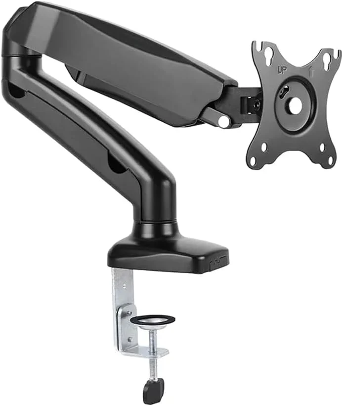 بازوی مانیتور گازی تک مانیتوره Skill Tech SH 130C012، نصب شده روی میله، حداکثر ظرفیت: 2-6.5 کیلوگرم، حداکثر VESA 100x100mm، مشکی، پایه مانیتور