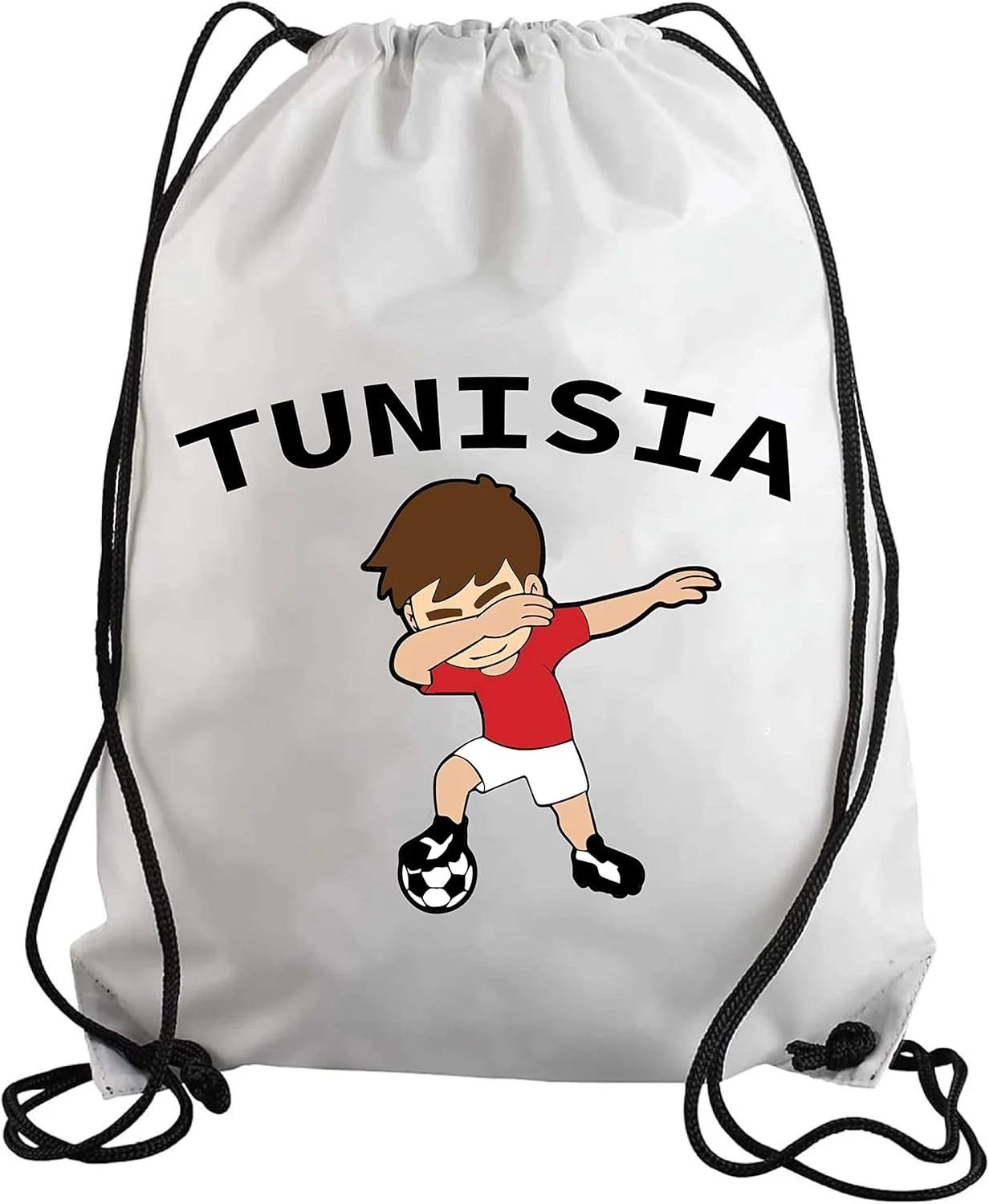 کیف بندکشی فوتبال تونس، کوله پشتی مناسب برای طرفداران ورزش، مناسب برای بزرگسالان و کودکان