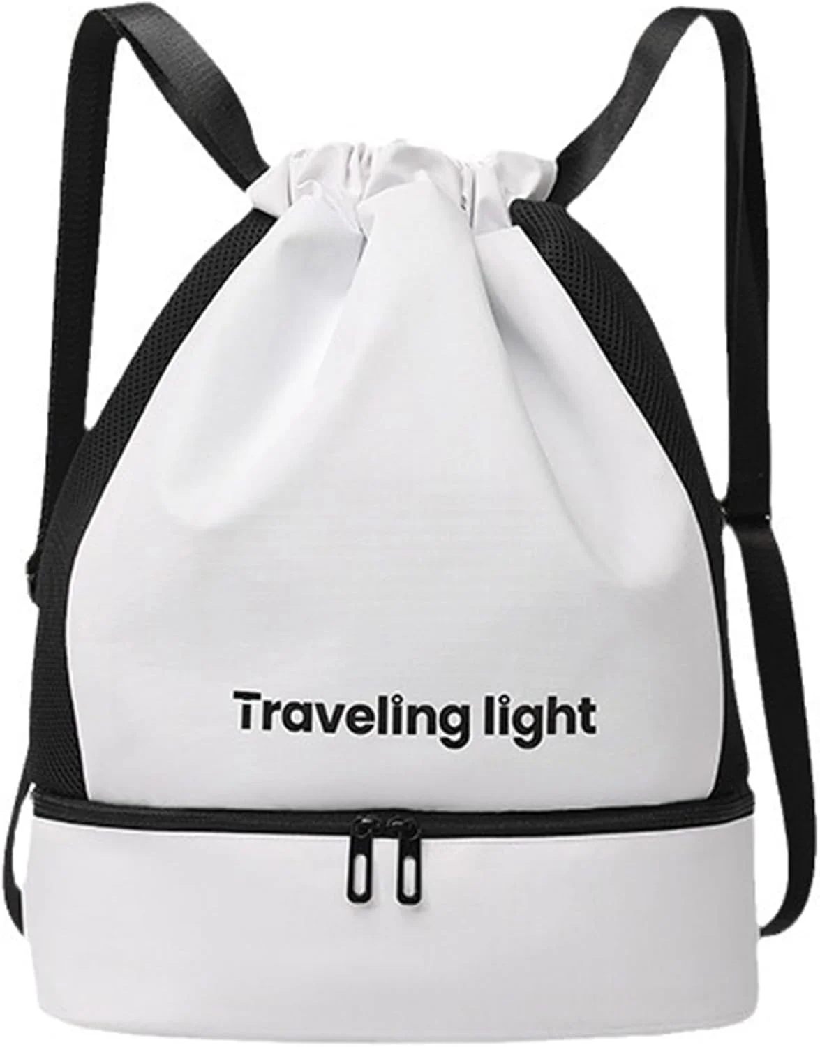 کیف کوله پشتی ضد آب U-HOOME با بند کشی و جداسازی خشک و تر، کیف شنا برای مردان و زنان، کوله پشتی بادوام برای ورزش، پیاده روی، مسافرت و کمپینگ | بسکتبال